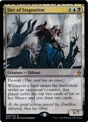 SIRE OF STAGNATION (BFZ) Battle for Zendikar - MTG - LP - Image 1 of 2