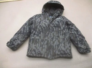 Columbia Size XS (6-7) Boys Camo Gray 100% Nylon Full Zip Insulated Jacket 339 - Picture 1 of 9