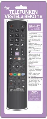 Remote Control for Telefunken Plasma TV Model :  TLPL42 - Image 1 of 4