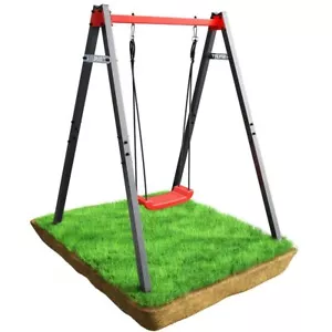 Schaukelgestell (metall) mit BrettschaukelI Kinderschaukel bis 150kg belastbar - Bild 1 von 11