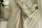 Antique French Fabric Ticking Blue Striped Duvet Cover or Mattress Cover