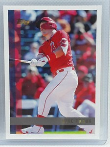 Mike Trout 2020 Topps Throwback Thursday 97-98 Basketball Los Angeles Angels