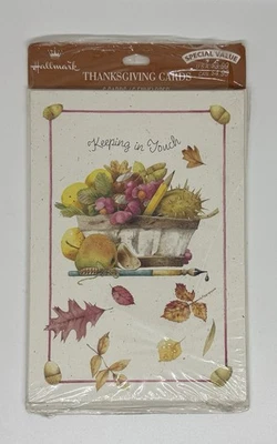 Hallmark Marjolein Bastin 感恩节卡,6 张,自然,秋叶 — 第 1/4 张图片