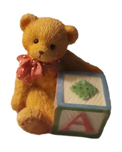 Cherished Teddies 1995 Enesco Bär Figur Hillman "A" Block #1584448A - Bild 1 von 6