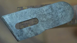 Stanley No. Hoja de hierro plano sesgado 140 con marca JJ hecha de 1890 a 1910 - Imagen 1 de 5