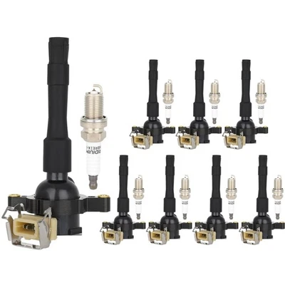 8× Ignition Coils & 8× Spark Plugs For 1996-2005 Land Rover Freelander BMW M5 - Imagem 1 de 4