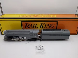 MTH 30-1113-1 O NYC 4-6-4 Dreyfuss Hudson Steam Locomotive & Tender #5445 w/PS1 - Picture 1 of 8