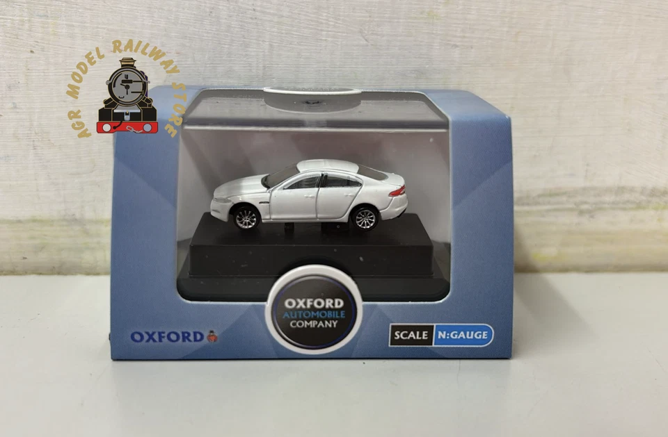 Oxford Diecast NXF005 Jaguar XF Polaris White - N Gauge - Image 1 of 1