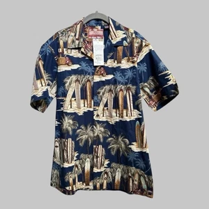 RJC Short Sleeve Men’s Hawaiian Tropical Resort Surf Auto Button Up Shirt M - Picture 1 of 11