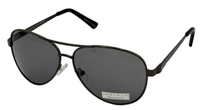 Perry Ellis Gunmetal Men Sunglass Metal Aviator , Smoke Lens PE78 2 - Picture 1 of 13
