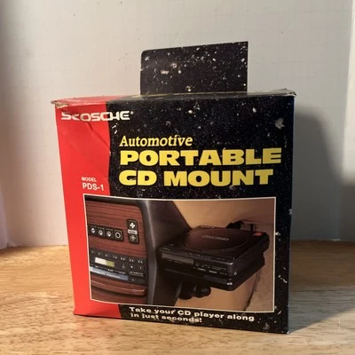 SCOSCHE PDS-1 SOPORTE DE CD PORTÁTIL PARA TODOS LOS AUTOS, CAMIONES Y CASAS RODANTES RARO DE COLECCIÓN NOS Foto 1 de 4