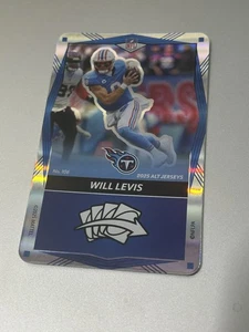 2025 Uno Elite Alt Jersey Blue Foil - WILL LEVIS #106 Tennessee Titans Football - Picture 1 of 2