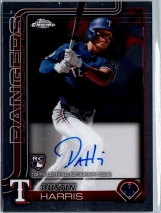 2025 Topps Chrome Dustin Harris auto RC - Picture 1 of 2