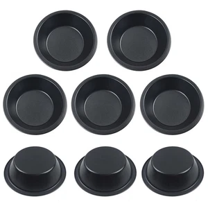 Set di 8 Mini Padelle Antiaderenti da 5 Pollici, Piccoli Piatti per Torte, Lattine per Torte in Metallo,... - Foto 1 di 7