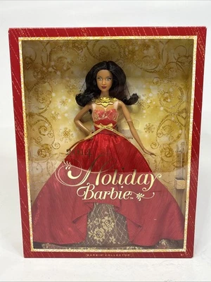 2014 Holiday Barbie Mora RARA Bambola Barbie Collector In Box Mattel BDH13 NRFB - Immagine 1 di 4