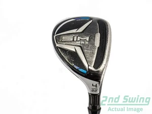 TaylorMade SIM MAX Hybrid 4 Hybrid 22° Graphite Stiff Right 39.75in - Picture 1 of 8