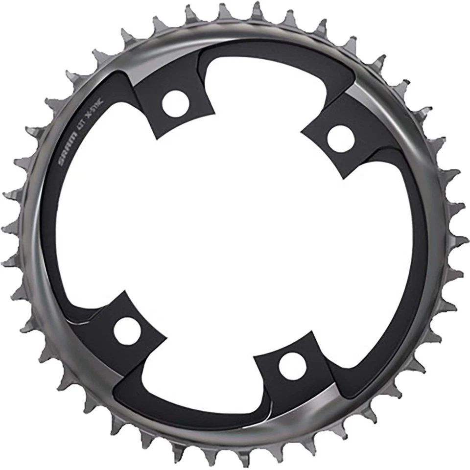 SRAM X-Sync Road Chainring Blast Black, 38t - Image 1 of 1