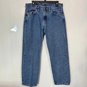 Wrangler Herren Relaxed Fit Blue Denim Jeans 33x30 Straight Leg Medium Wash - Bild 1 von 9