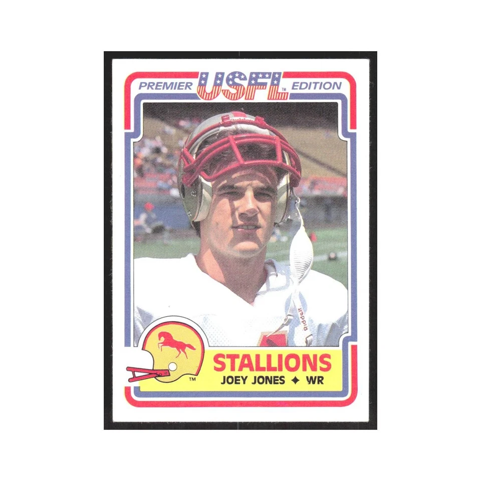 1984 Topps USFL Joey Jones Birmingham Stallions #13 - Image 1 of 3
