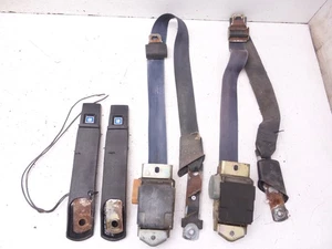 74-81 Camaro Firebird Front Only Seat Belts Receiver Retractor Belt Set Black GM - Picture 1 of 23