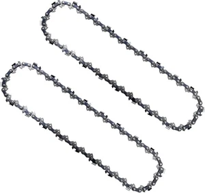 Cadena de sierra de 10" de repuesto de 2 piezas para motosierra inalámbrica BAUER 64940 20V 10 pulgadas  - Imagen 1 de 8