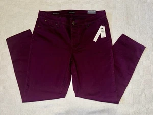 *Neu mit Etikett* Talbots Slim Ankle Jeans Gr. 10 Petite wine blackberry, Stretch Twill - Bild 1 von 6