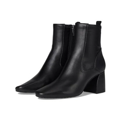 Botines Miz Mooz para mujer 36 cuero negro tacón Julianne punta P37-7 Foto 1 de 4