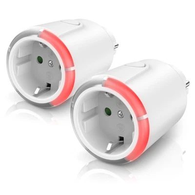 Bearware 2x Steckdose mit Countdowntimer, rund, weiß, - Bild 1 von 4