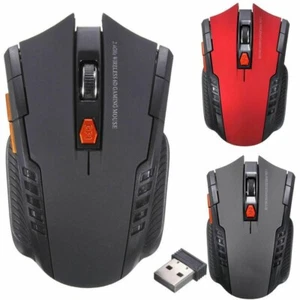 Souris Gamer 1600 DPI 6 bouton sans fil pour pc portable et bureau - Zdjęcie 1 z 9