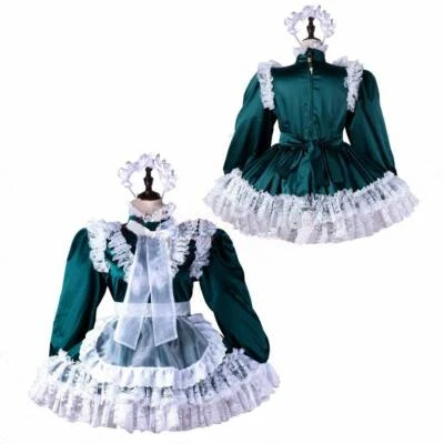 Sissy Girl maid lockable satin dress CD/TV cosplay costume Tailor-made - Image 1 of 3