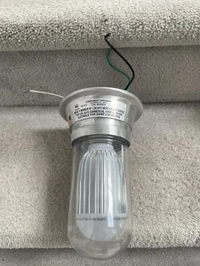 Component Hardware L55-1024 Baldachin Licht mit gehärtetem Globus mit LED-40000N Glühbirne - Bild 1 von 1