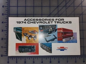1974 Chevrolet Truck Accessories Brochure Original 16pg - Picture 1 of 1