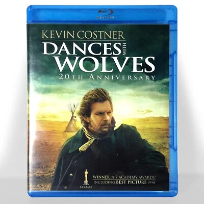 Dances With Wolves (2-Disc Blu-ray, 1990, 20th Anniv. Ed) Like New ! - Image 1 of 3