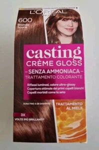 L'Oréal Paris Tinta Casting Crème Gloss Senza Ammoniaca Colore 600 Biondo Scuro - Foto 1 di 4