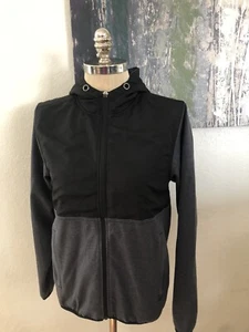 ZYIA ACTIVE Black/Heather Gray Athletic Full Zip Jacket Womens SIZE SMALL - Picture 1 of 10