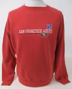 NFL Sweatshirt, SAN FRANCISCO 49ers American Football, Red, Medium - Picture 1 of 10
