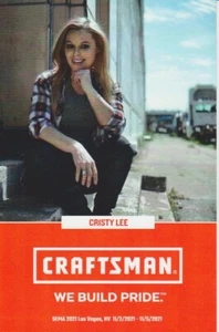 2021 CRISTY LEE Craftsman All Girls Garage SEMA Show Promo Card - Picture 1 of 2