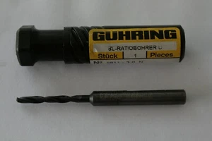 Guhring - 3.00mm Diameter Through Coolant Drill 5611-3.0N DIN6537L R-RT1 - Picture 1 of 4