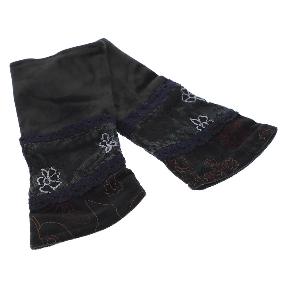 Samt Armstulpen Stulpen Handwärmer Spitze Hippie Goa Gothic Mittelalter Stulpen - Bild 1 von 1