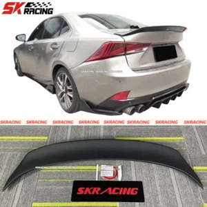 Fits IS200 16-17 IS250 14-15 IS300 16-20 IS350 14+ Lexus Rear Trunk Spoiler Wing - Picture 1 of 17