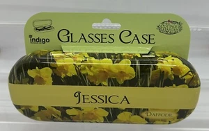 New Women’s Daffodils Glasses Case & Personal Name ‘Jessica’ (Cannot Customise) - Picture 1 of 6