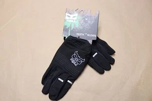 Kali Hasta Mountain Bike Gloves XL Black Microfiber Palm Silicone Tips - Picture 1 of 4
