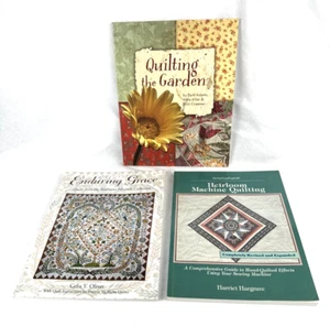 Quilting the Garden, Heirloom Machine Quilts, Shelburne Museum Quilts, Free Ship - Imagen 1 de 20