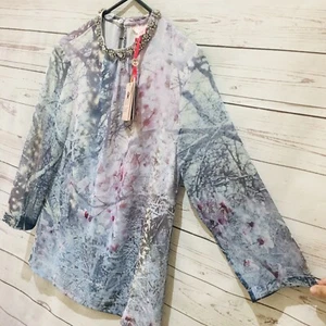New TED BAKER Top Blouse Embellished Neckline BNWT Size 1 (AU 8/ US 4) - Picture 1 of 9