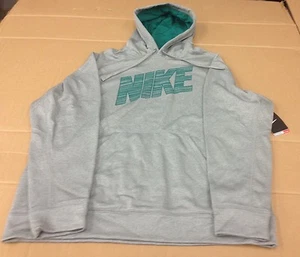 NIKE HYPER BLUR THERMA-FIT HOODIE 645394 MEDIUM M MD UVP $ 55,00 GRAU - Bild 1 von 6