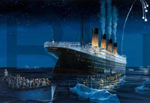 Impresión fotográfica del Titanic de 13x19 - Imagen 1 de 1