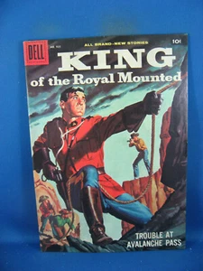 FOUR COLOR 935 KING OF THE ROYAL MOUNTED F VF DELL PHOTO CVR 1958 RCMP - Picture 1 of 2