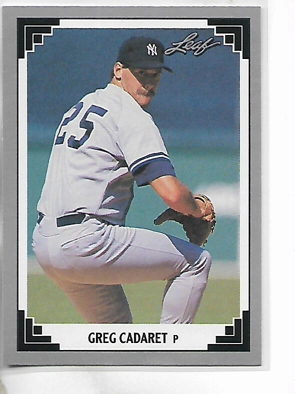 1991 Leaf Greg Cadaret Card #415 - Image 1 of 1