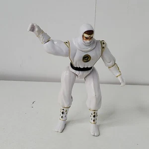 Figura Suelta Ninja Ranger Blanco MMPR Power Rangers Bandai ACCIÓN GIRATORIA - Imagen 1 de 6