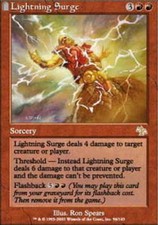 1x Lightning Surge MTG Judgment NM Magic Regular